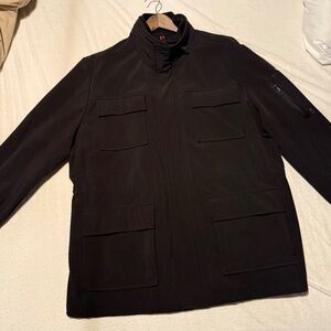 Calvin Klein men’s black softshell fleece lined jacket